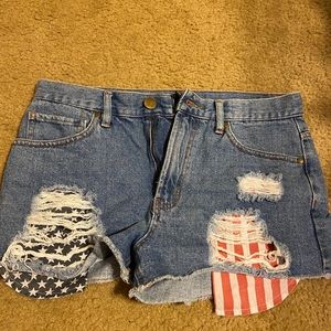 Jean shorts